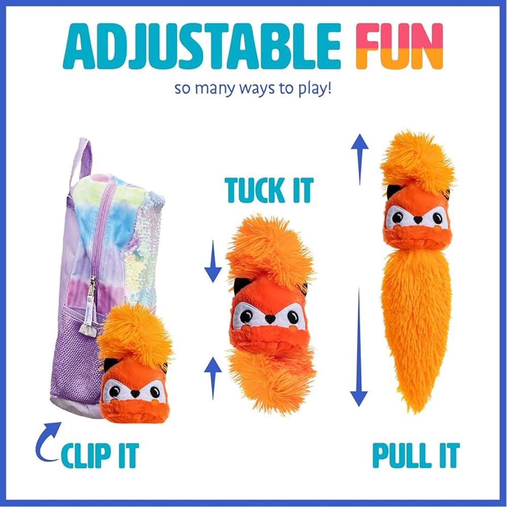 Brand New!! TUCK ‘N TAILS FOX 🦊 PLUSH TOY + KEY CHAIN